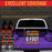 Bright Purple 1.5 Gallon (6 Quart) Urethane Roll-On, Brush-On or Spray-On Truck Bed Liner Kit with Roller and Brush Applicator Kit - Textured Coating