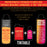 Safety Orange 2 Quart (1/8 Quart) Urethane Spray-On Truck Bed Liner Kit - Easily Mix, Shake & Shoot - Durable Textured Protective Coating
