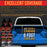Blue Metallic 2 Gallon Urethane Spray-On Truck Bed Liner Kit with Spray Gun and Regulator - Easy Mixing, Shake, Shoot - Textured Protective Coating