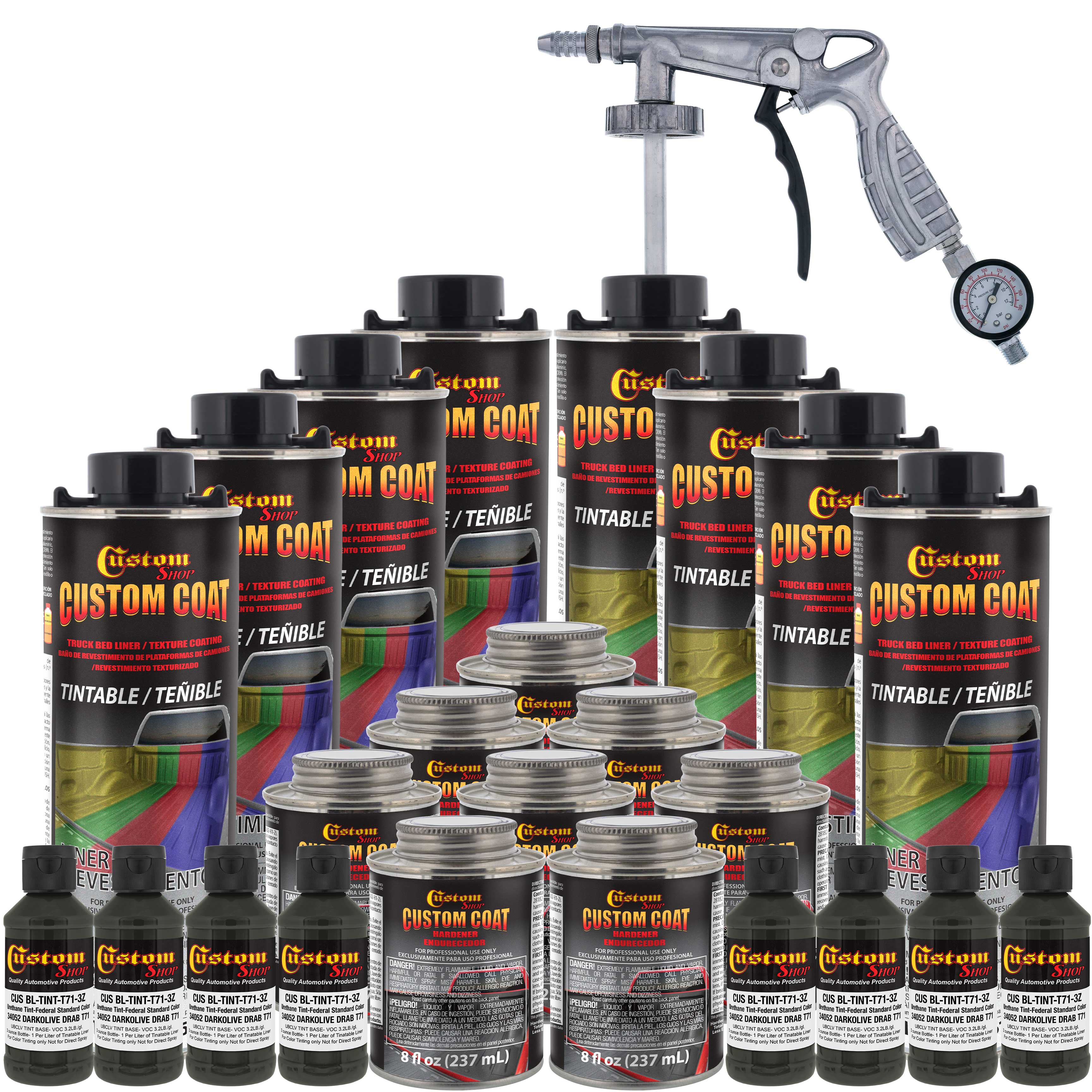 Fed Color# 34052 Usmc dark Olive Drab T71 - 8L - Applicator Spray