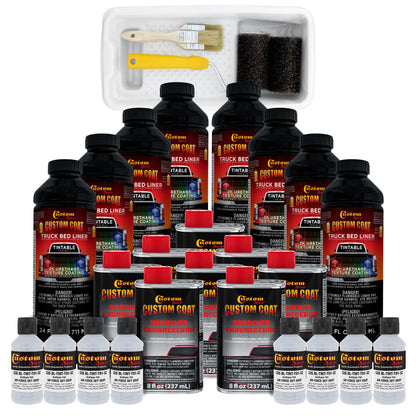 Federal Standard Color #36473 Air Force Gray T91 Urethane Roll-On, Brush-On or Spray-On Truck Bed Liner, 2 Gallon Kit with Roller Applicator Kit