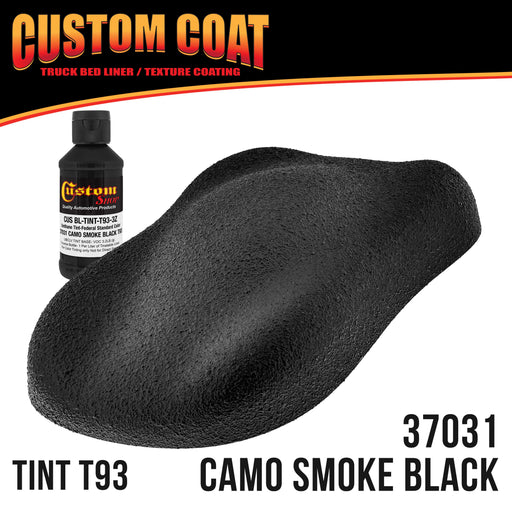 Federal Standard Color #37031 Camo Smoke Black T93 Urethane Spray-On Truck Bed Liner, 2 Gallon Kit, Spray Gun & Regulator