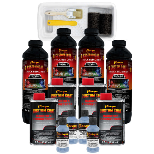 Federal Standard Color #35177 Camo Medium Blue T94 Urethane Roll-On, Brush-On or Spray-On Truck Bed Liner, 1 Gallon Kit with Roller Applicator Kit