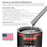 Gray DTM High Build Urethane Primer Surfacer (Direct to Metal) 2.1 VOC, 1-1/4 Quart Kit - Fast Dry High-Performance Primer - Automotive and Industrial Use