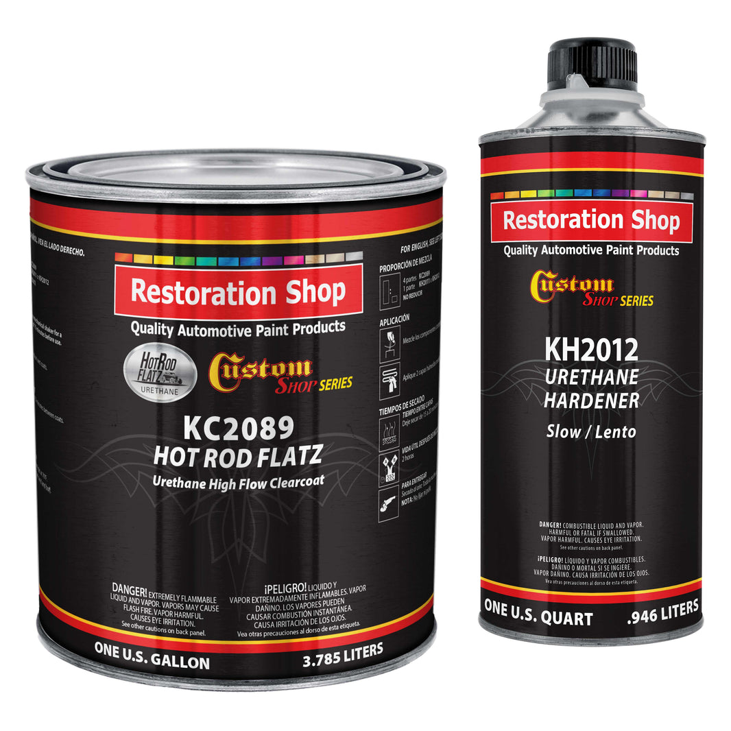 Hot Rod Flatz by Low Gloss Urethane Clearcoat (Gallon) with a Quart of Over-all Hardener