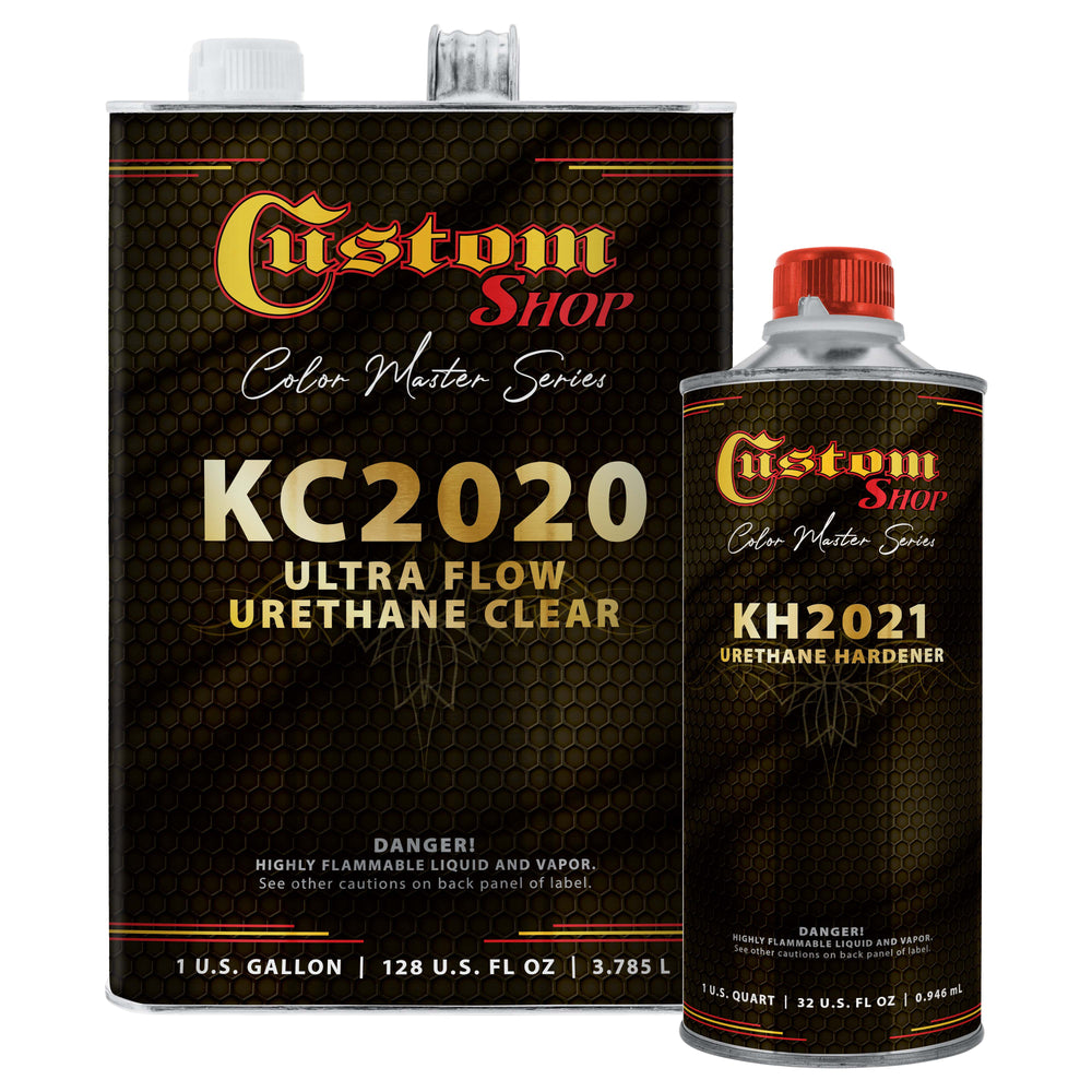 Custom Shop Ultra Flow Urethane Clearcoat with KH2021 Hardener, Gallon Kit