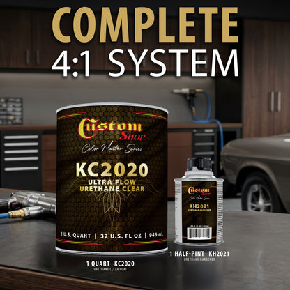 Ultra Flow Urethane Clearcoat with KH2021 Hardener, Quart Kit