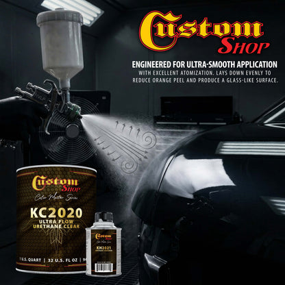 Ultra Flow Urethane Clearcoat with KH2021 Hardener, Quart Kit
