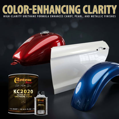 Ultra Flow Urethane Clearcoat with KH2021 Hardener, Quart Kit