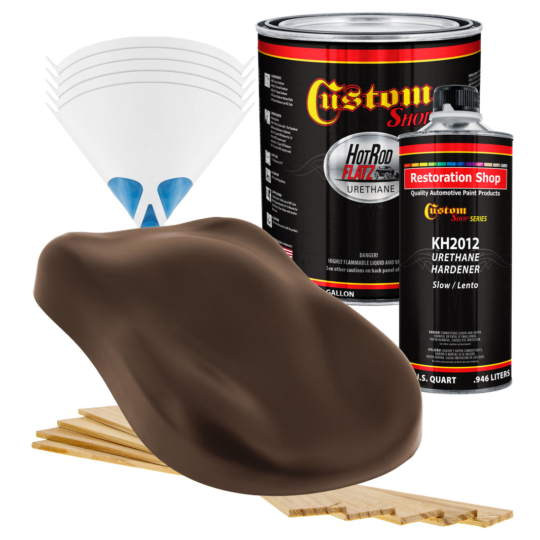 Military Flatz 595-30051 Camo Brown - 2K Urethane Flat Automotive Paint - Gallon Kit