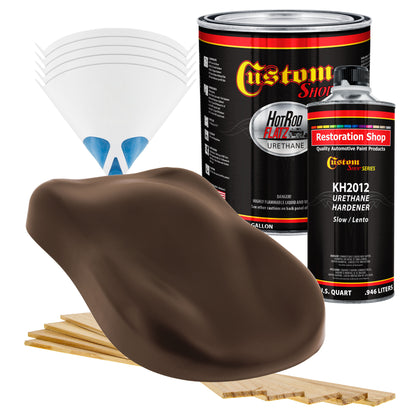 Military Flatz 595-30051 Camo Brown - 2K Urethane Flat Automotive Paint - Gallon Kit