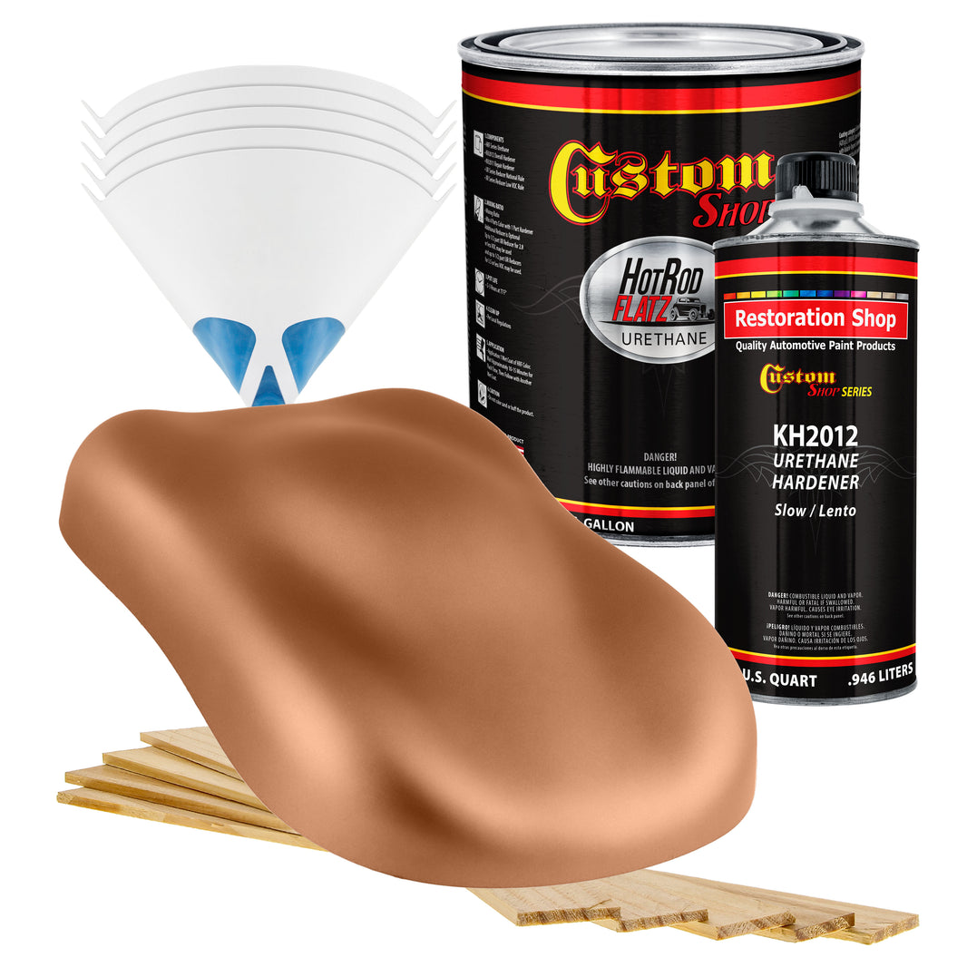 Military Flatz 595-30215 Light Brown - 2K Urethane Flat Automotive Paint - Gallon Kit