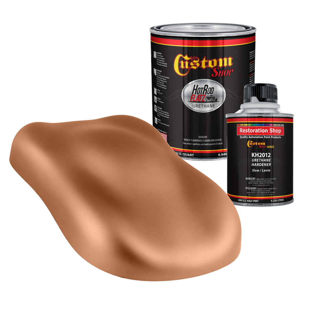 Military Flatz 595-30215 Light Brown - 2K Urethane Flat Automotive Paint - Quart Kit