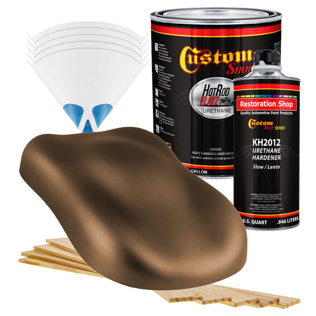 Military Flatz 595-33105 Field Drab - 2K Urethane Flat Automotive Paint - Gallon Kit
