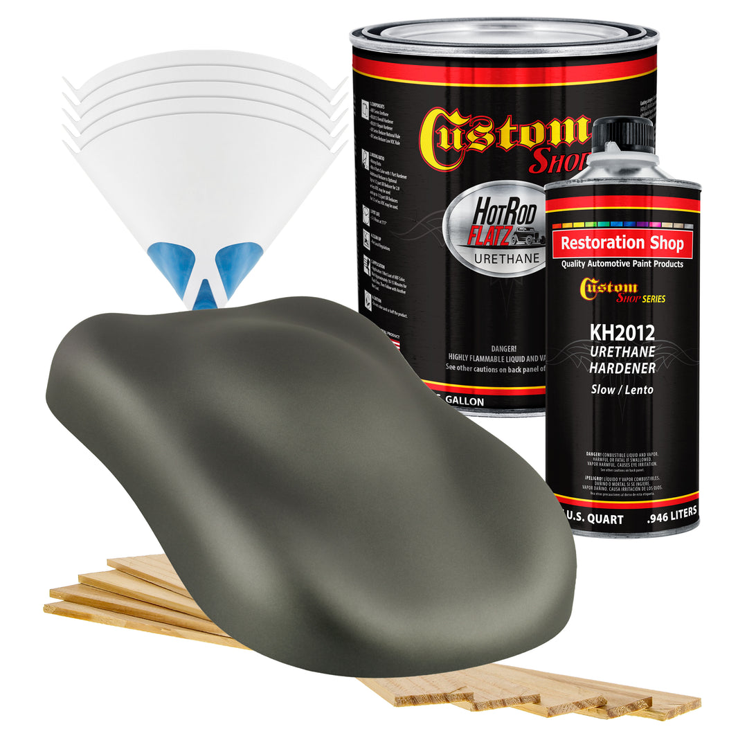 Military Flatz 595-34052 USMC Dark Olive - 2K Urethane Flat Automotive Paint - Gallon Kit