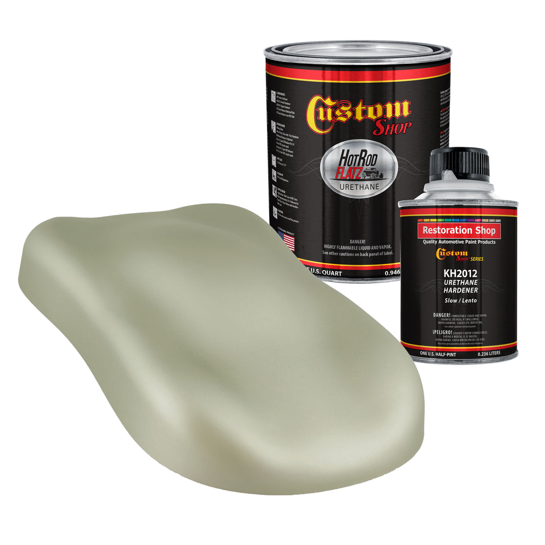 Military Flatz 595-34432 Army Gray Green - 2K Urethane Flat Automotive Paint - Quart Kit