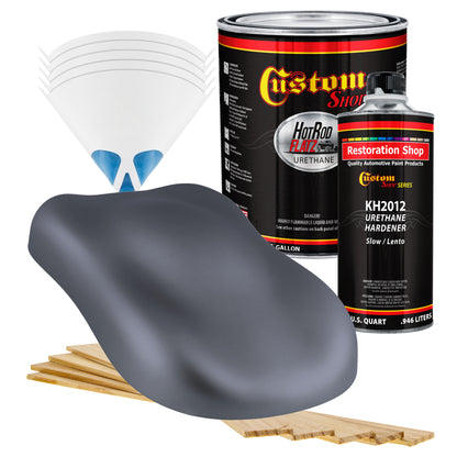 Military Flatz 595-36118 Battleship Gray - 2K Urethane Flat Automotive Paint - Gallon Kit