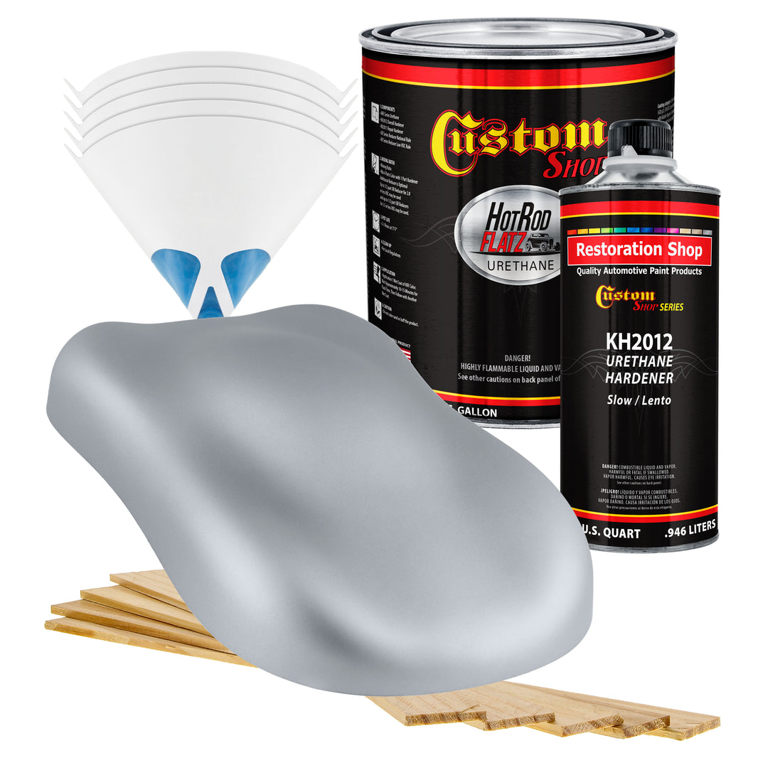 Military Flatz 595-36300 Aircraft Gray - 2K Urethane Flat Automotive Paint - Gallon Kit