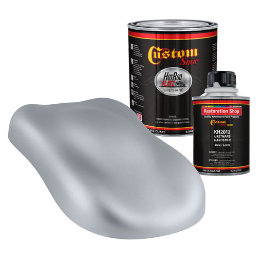 Military Flatz 595-36300 Aircraft Gray - 2K Urethane Flat Automotive Paint - Quart Kit