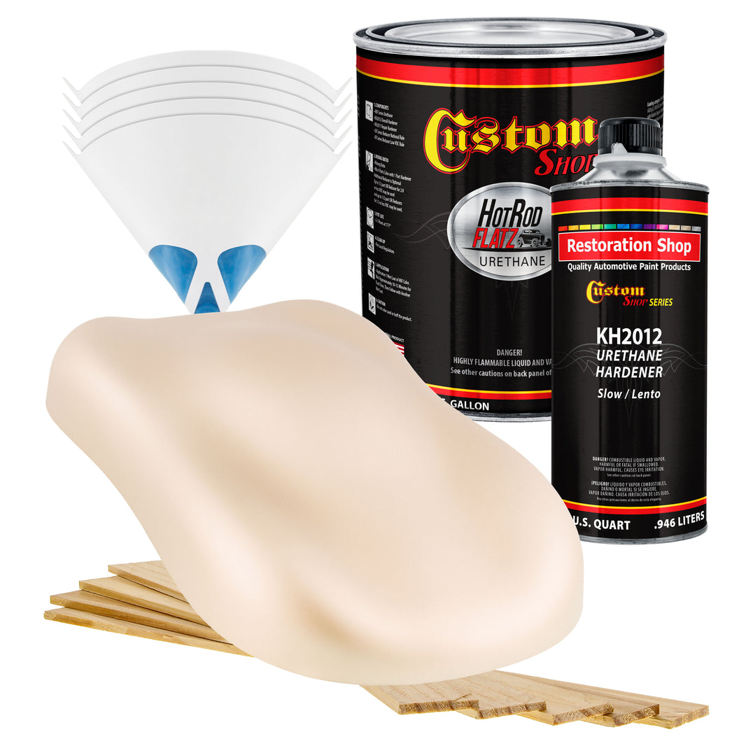 Military Flatz 595-36521 Frost Beige - 2K Urethane Flat Automotive Paint - Gallon Kit
