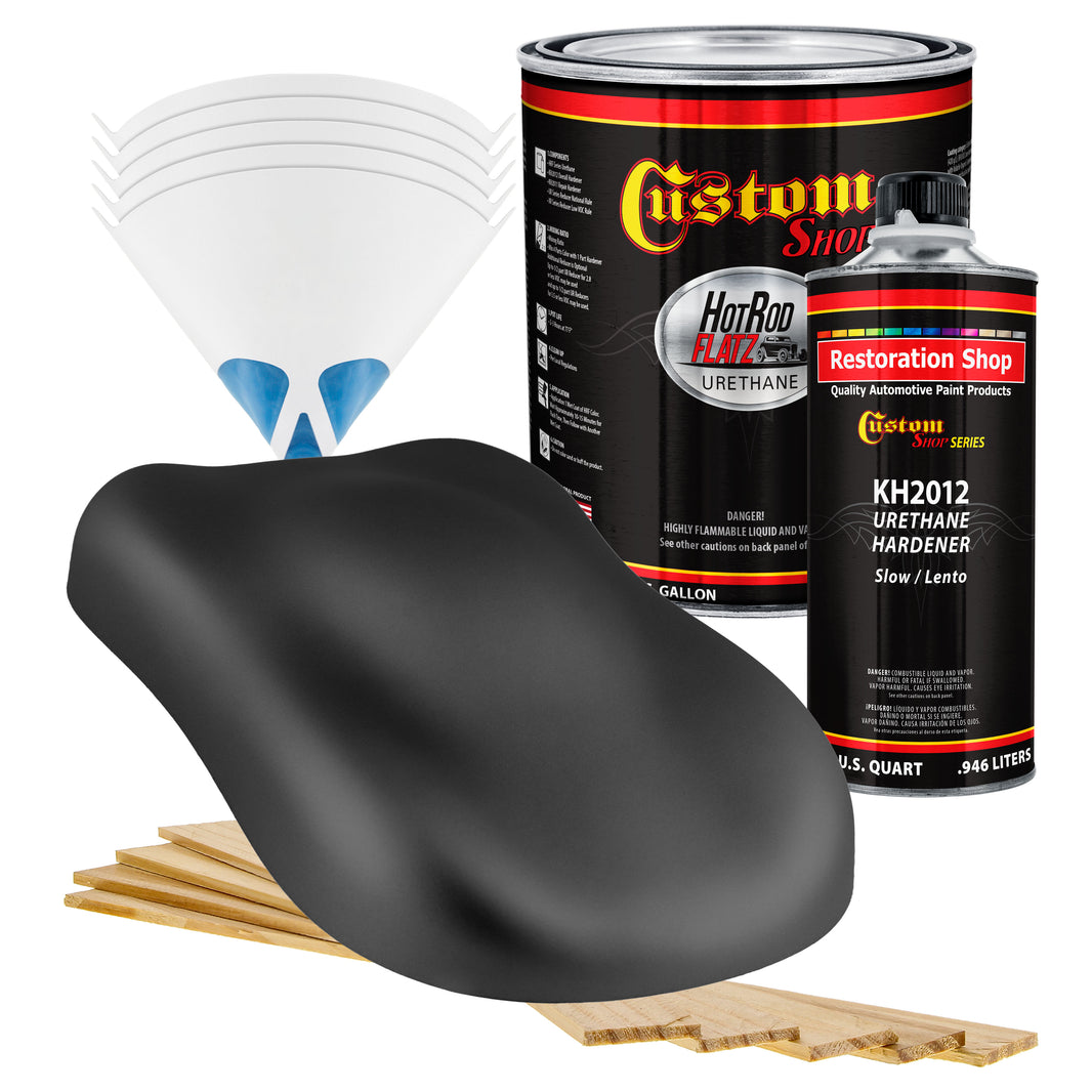 Military Flatz 595-37031 Camo Smoke Black - 2K Urethane Flat Automotive Paint - Gallon Kit