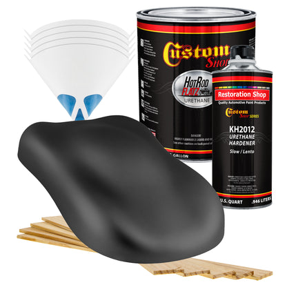 Military Flatz 595-37031 Camo Smoke Black - 2K Urethane Flat Automotive Paint - Gallon Kit
