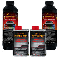 Tintable Base Only 2 Quart (1/8 Quart) Urethane Spray-On Truck Bed Liner Kit - Easily Mix, Shake & Shoot - Textured Protective Coating, Prevent Rust