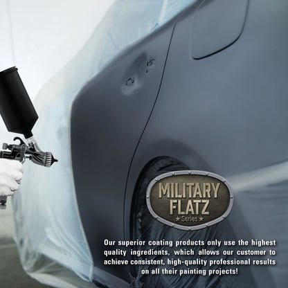 Military Flatz 595-25045 Insignia Blue - 2K Urethane Flat Automotive Paint - 2K Aerosol