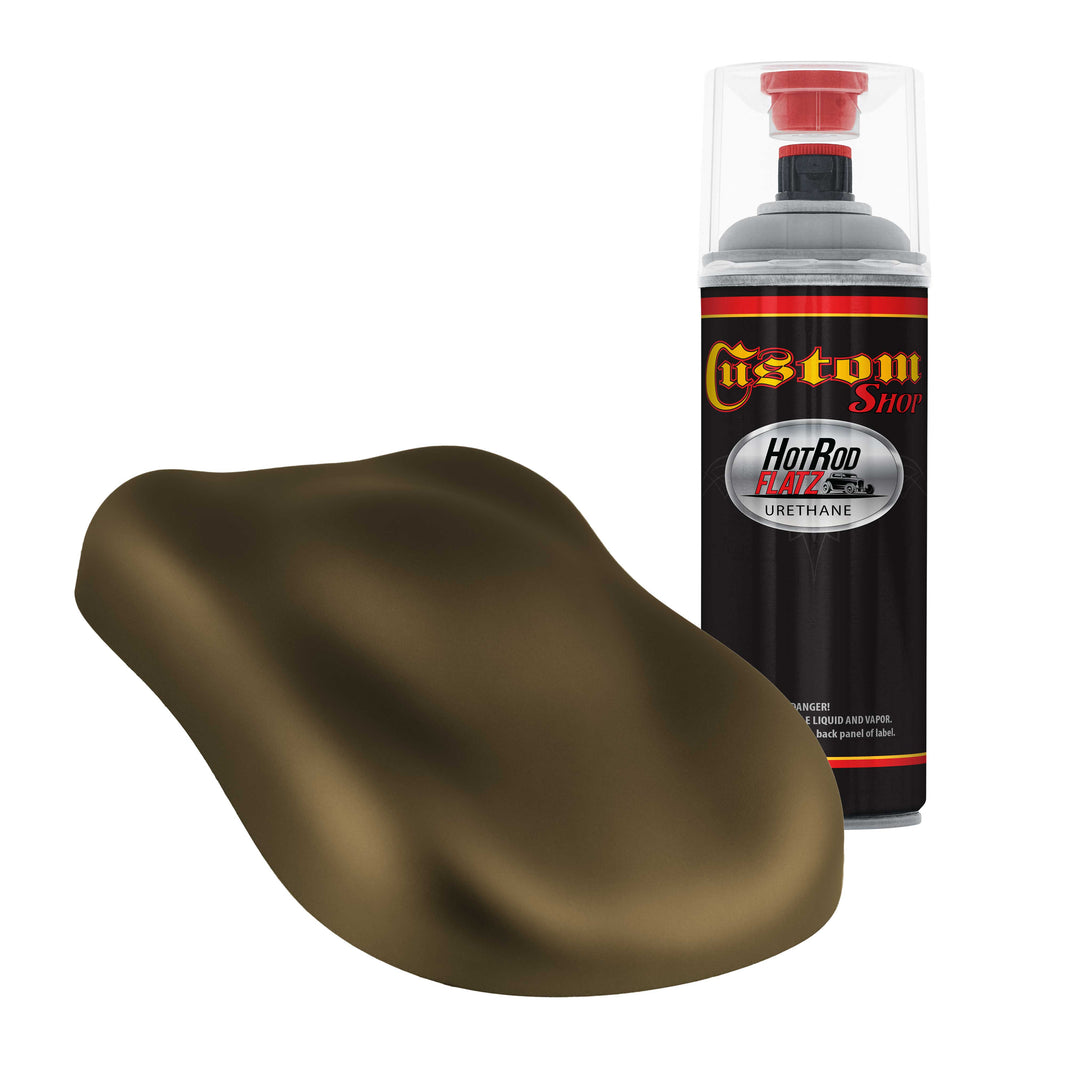 Military Flatz 595-33070 WWII Olive Drab -2K Urethane Flat Automotive Paint - 2K Aerosol