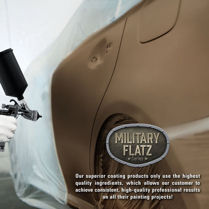 Military Flatz 595-33105 Field Drab - 2K Urethane Flat Automotive Paint -2K Aerosol