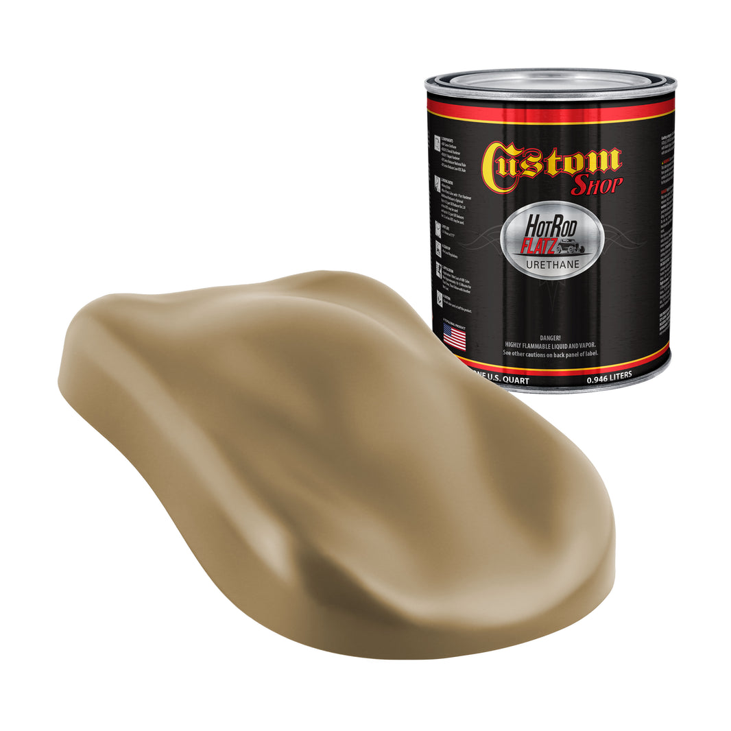 Military Flatz 595-33303 Khaki - 2K Urethane Flat Automotive Paint - Quart