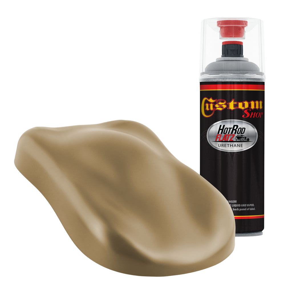 Military Flatz 595-33303 Khaki - 2K Urethane Flat Automotive Paint - 2K Aerosol