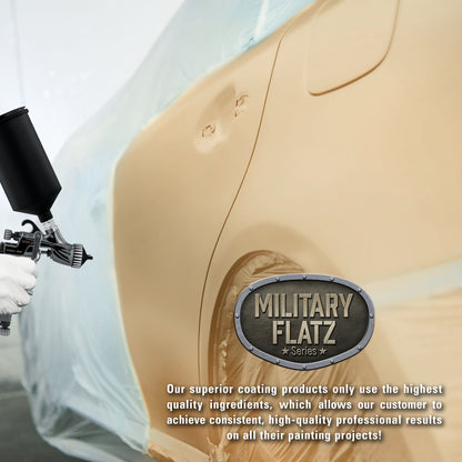 Military Flatz 595-33446 Desert Tan - 2K Urethane Flat Automotive Paint - Quart