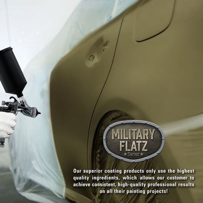 Military Flatz 595-34089 Olive Green - 2K Urethane Flat Automotive Paint - Gallon