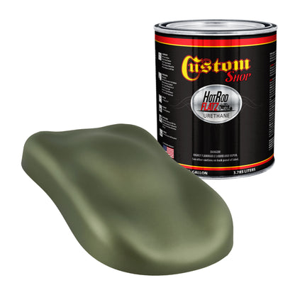 Military Flatz 595-34094 Olive Drab - 2K Urethane Flat Automotive Paint - Gallon