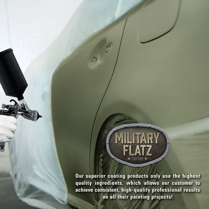 Military Flatz 595-34094 Olive Drab - 2K Urethane Flat Automotive Paint - Gallon