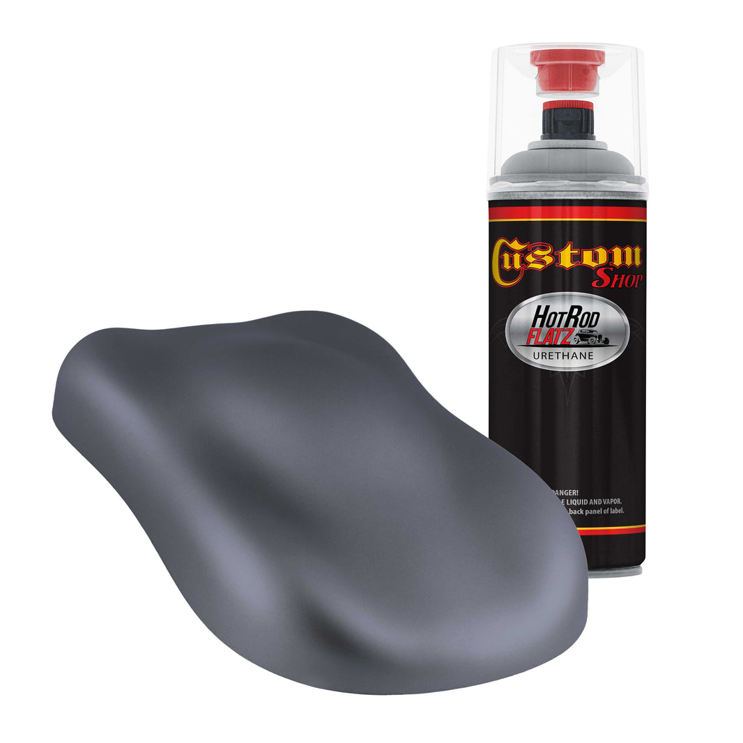 Military Flatz 595-36118 Battleship Gray - 2K Urethane Flat Automotive Paint - 2K Aerosol