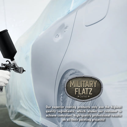 Military Flatz 595-36375 Light Gray - 2K Urethane Flat Automotive Paint - Quart