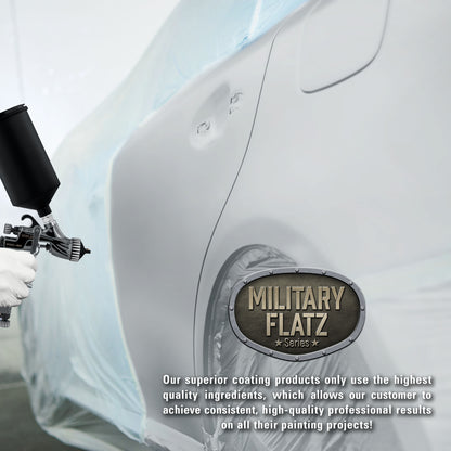 Military Flatz 595-36473 Air Force Gray - 2K Urethane Flat Automotive Paint - 2K Aerosol