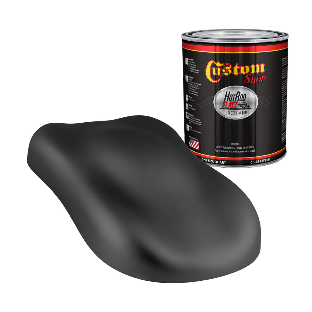 Military Flatz 595-37031 Camo Smoke Black - 2K Urethane Flat Automotive Paint - Quart