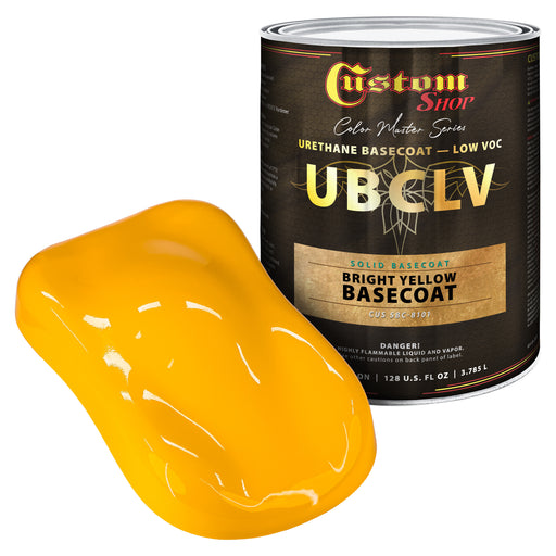 Custom Shop SBC Solid Basecoat - Bright Yellow Basecoat- Gallon