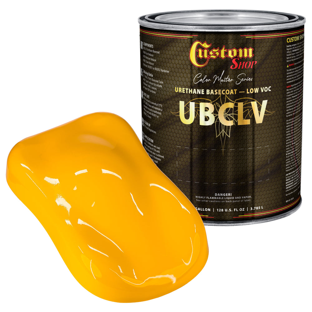 Custom Shop SBC Solid Basecoat - Bright Yellow Basecoat- Gallon