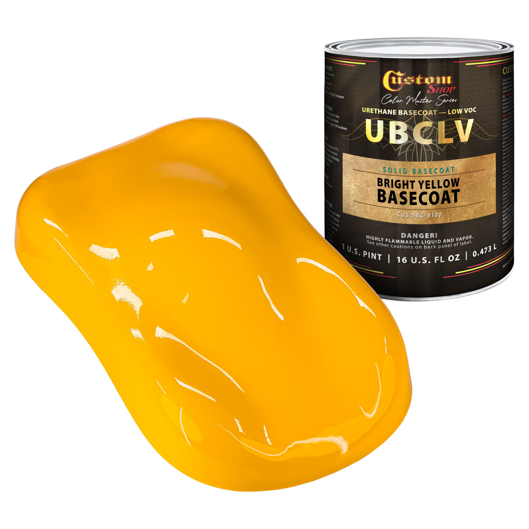 SBC Solid Basecoat - Bright Yellow Basecoat- Pint