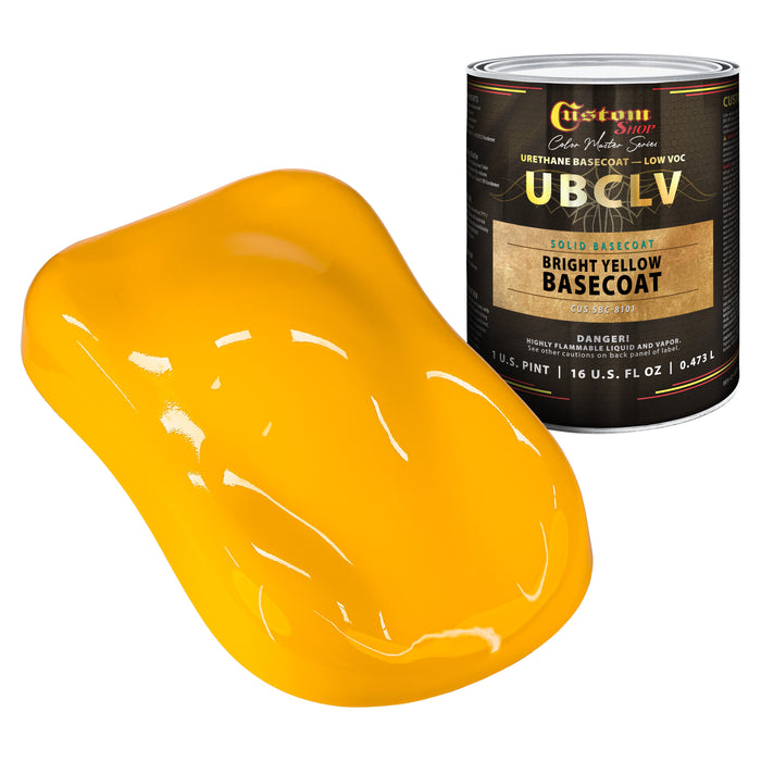 Custom Shop SBC Solid Basecoat - Bright Yellow Basecoat- Pint