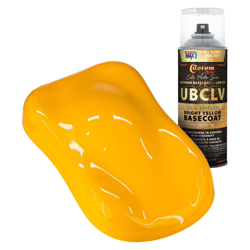 Custom Shop SBC Solid Basecoat - Bright Yellow Basecoat- Spray Can
