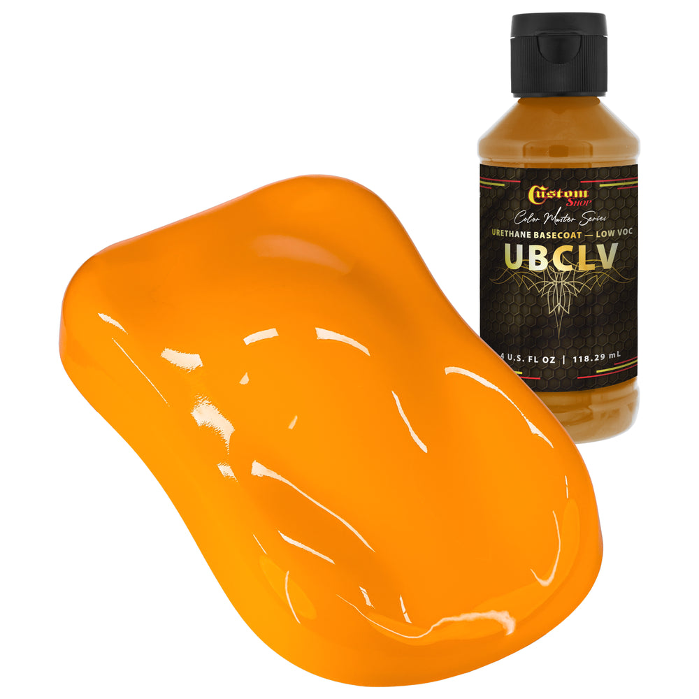 Custom Shop SBC Solid Basecoat - Chrome Yellow Basecoat - 4-Ounce Ready to Spray Bottle