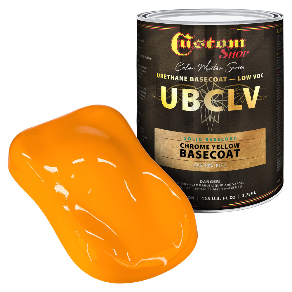 Custom Shop SBC Solid Basecoat - Chrome Yellow Basecoat- Gallon