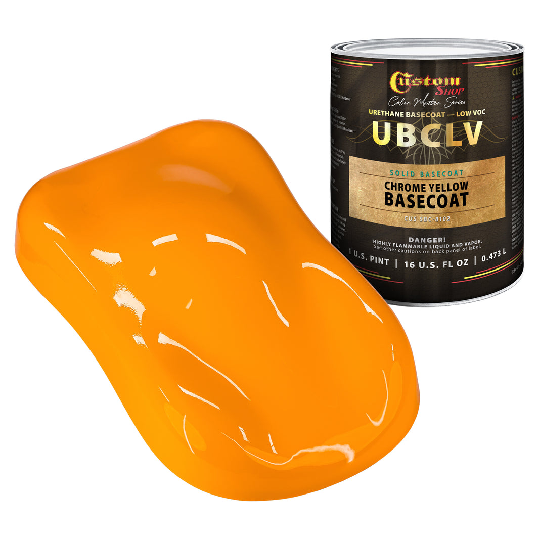 SBC Solid Basecoat - Chrome Yellow Basecoat- Pint