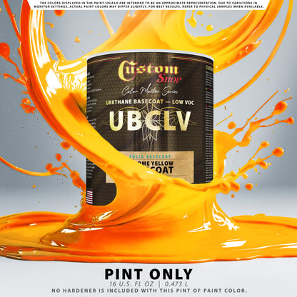 SBC Solid Basecoat - Chrome Yellow Basecoat- Pint