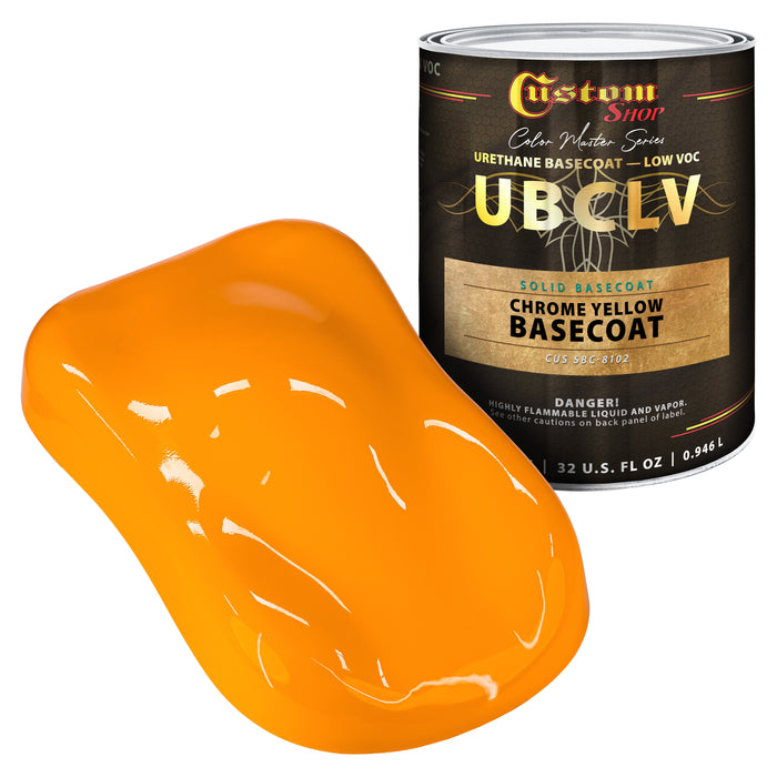 Custom Shop SBC Solid Basecoat - Chrome Yellow Basecoat- Quart